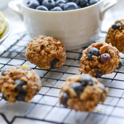 Blueberry Lemon Breakfast Cookies - Home Sweet Table - Healthy, fresh ...