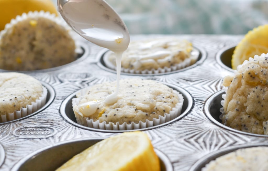 Healthy Lemon Poppy Seed Muffins
