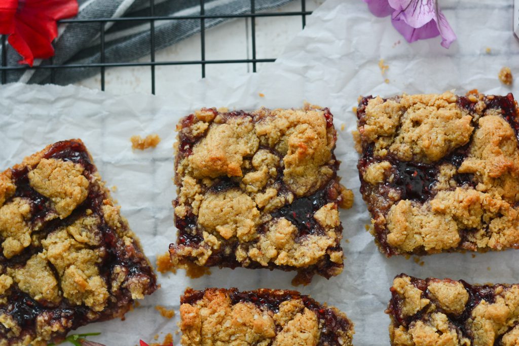 Peanut Butter and Jelly Bars 