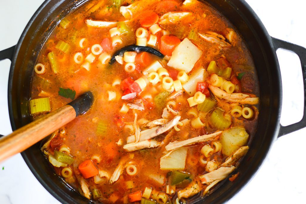Carrabba's Spicy Sicilian Chicken Soup (Mama Mandola's Chicken