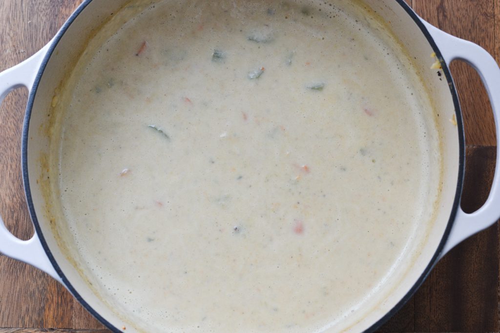 how to make Creamy Potato Soup with Bacon