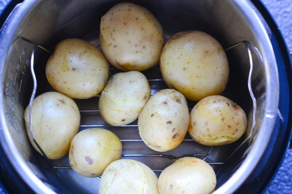cooked potatoes